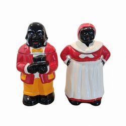 Vintage Ceramic Cookie Jar Set