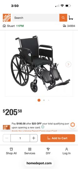 Cruiser Wheelchair with Removable Flip Back Arms, Full Arms and Elevating Legrests