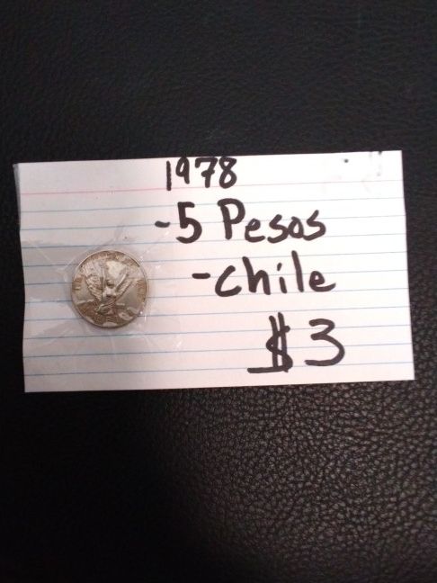 1978-5 Pesos- Chile Coin