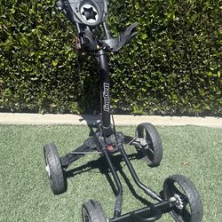 Bag Boy Quad XL Golf Push Cart Collapsible