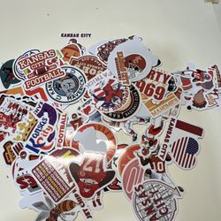 Kansas City Chiefs Stickers $6