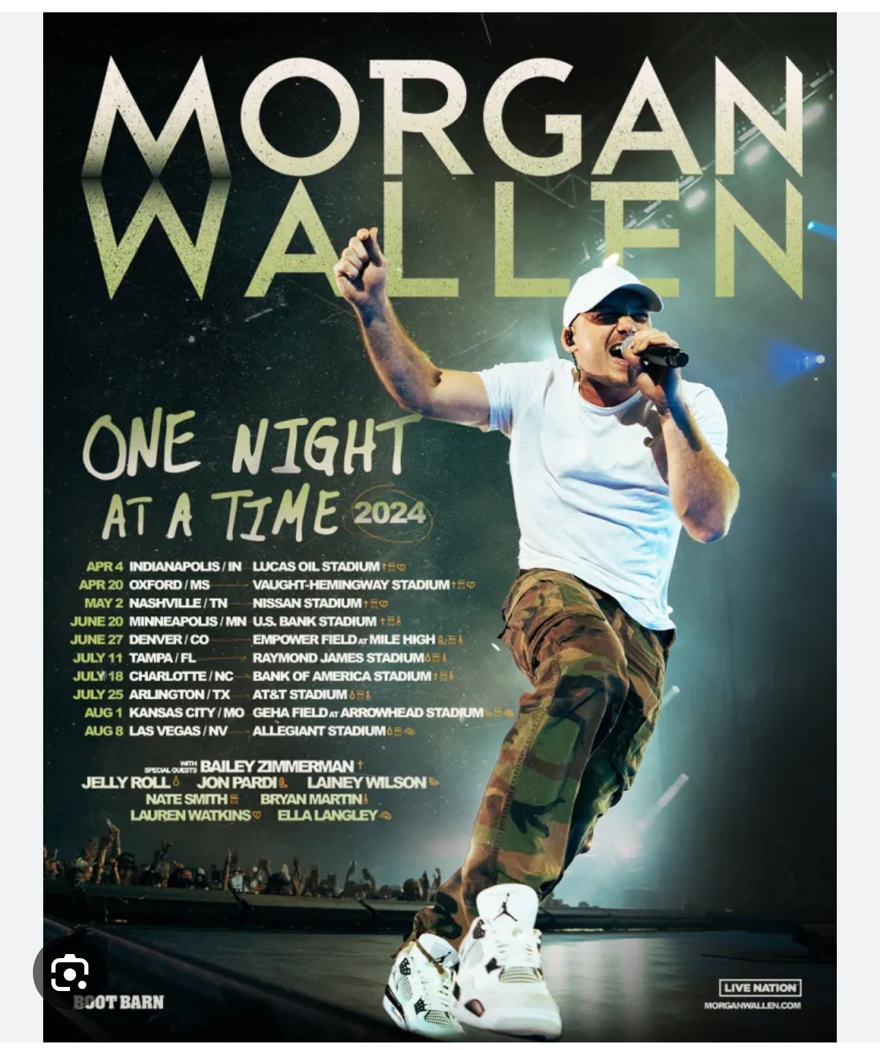 Morgan Wallen Tickets