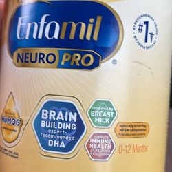 Yellow Enfamil  Infant Formula 