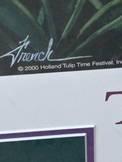 This official 2000 Tulip Time Festival poster from Holland, Michigan