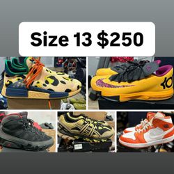 Nike Adidas ASICS All Size 13 Men For $250