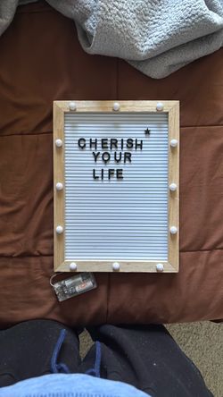 Light up sign