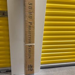 3D HD Projector Screen 82”