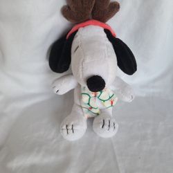 Snoopy holiday plush 