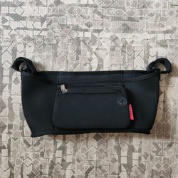 NWOT Stroller Organizing Bag Black Skip Hop Grab And Go Ultra Clip on Baby Bag