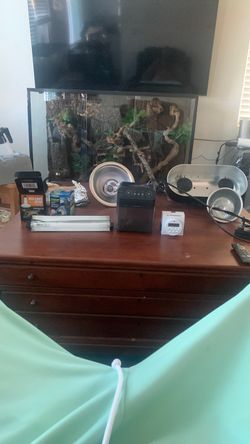 Reptile lighting and heating pad and timers