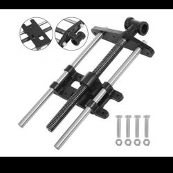 Woodworking Bench Vise 10.5 Inch,Heavy-Duty Steel and Cast Iron Structure Woodworking Front Vise,Easy-to-operate Workbench Vise,Durable Woodworking Vi