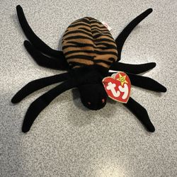 Rare Error Printed Spinner The Spider Beanie Baby
