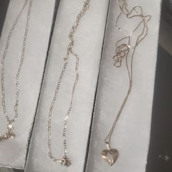 Figaro Cadenas De Plata / Silver Chains