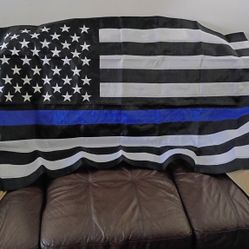 Thin Blue Line Flag 3x5ft 