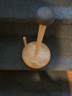 Wooden Paper Towel Holder