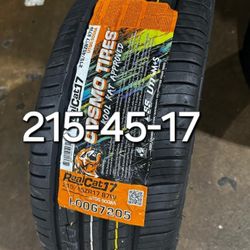 2154517 Cosmo Tires with free Install mount & balance 215-45-17 