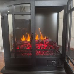 🔥 Reduced!!Real Flame Electric Stove Fireplace – Barely Used! 🔥