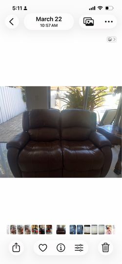 Loveseat and sofa