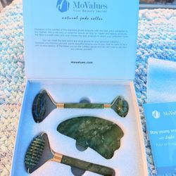 Jade Roller, Gua Sha Set