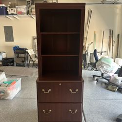 Bookcase & Filing Cabinet Combo 