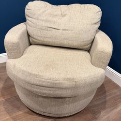 Set Of 2 Rotating Swivel Armchairs