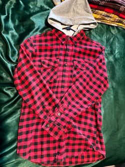 Hood Flannel Red and Black Checkered