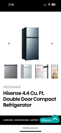 Hisense Mini Fridge W/Freezer❄️