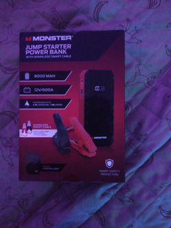 Brand New Monster Jump Starter Power Bank 8000mAh