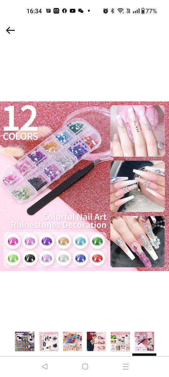  48 Colors Acrylic Nail Kit with Drill and UV Light - Glitter Acrylic Powder Monomer Liquid Set with Everything with Acrylic Brushes and 200 Pcs Nail 