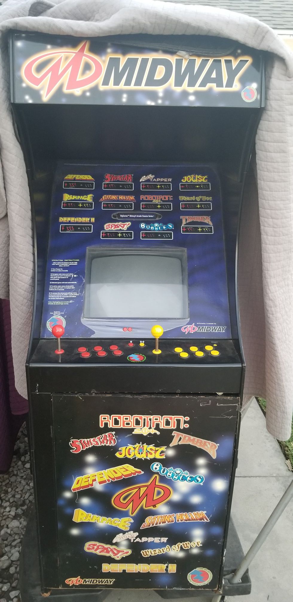 Midway multi game full size arcade