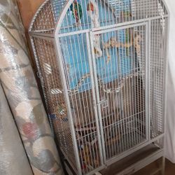 Bird cage.Large.28"w 20"d 60"h. 0.5" spacing wire.