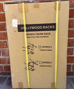 Hollywood Racks Express 2 Bike Trunk Mount Car Rack Pre-Assembled