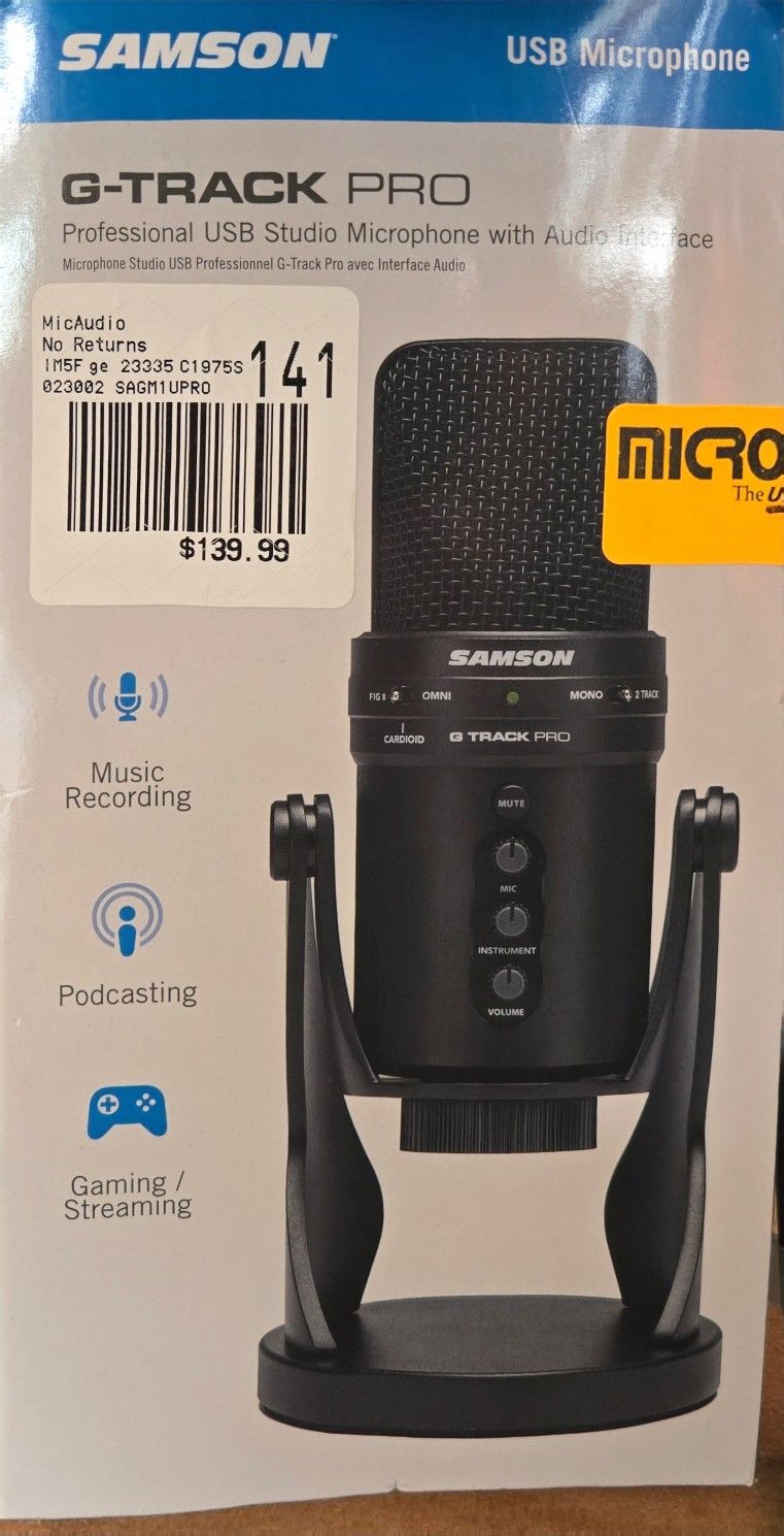 Samson G-Track Pro Professional Condenser Microphone