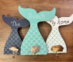 Mermaid Tail Wall Hook Set of 3