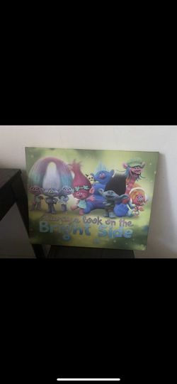 Trolls canvas wall picture