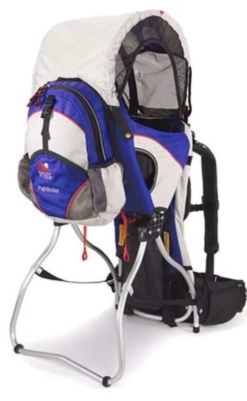 Kelty Kids Pathfinder Child Carrier Backpack with Hood. Baby carrier. Toddler carrier.