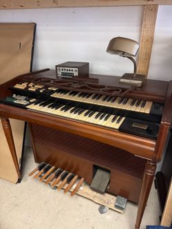 Vintage Double Manual Console Organ