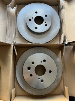 Lexus IS250 06-15 Front & Rear Blank Rotors Ceramic Brake Pads 