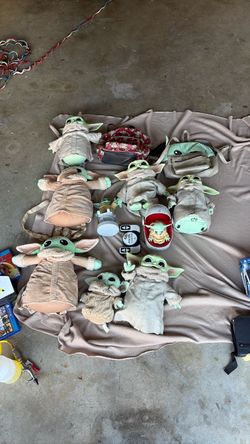 Grogu Baby Yoda Plush Lot – 7+ Pieces