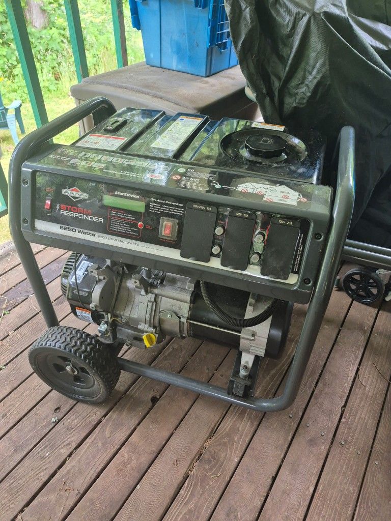 6250w B&S Generator Storm Responder
