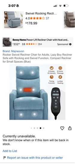 Recliner chair