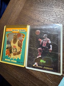 Michael Jordan Fleer 90 All-Stars & Topps Cards