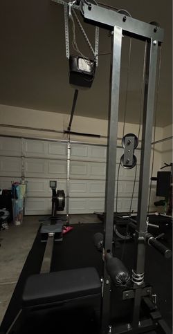 Ironmaster Cable tower and weights plus attachments. (Home gym)