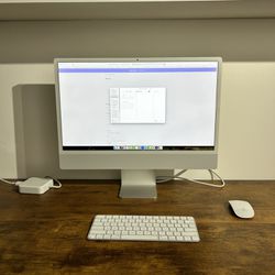 iMac 24 Inches M1 2021 With mouse and keyboard
