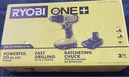 Ryobi 18V 1/2” Drill/Driver