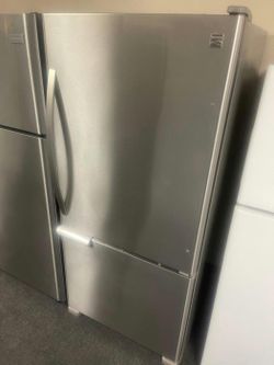 Kenmore Stainless Steel Bottom Freezer Fridge