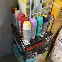 Spray Paints $5 Each