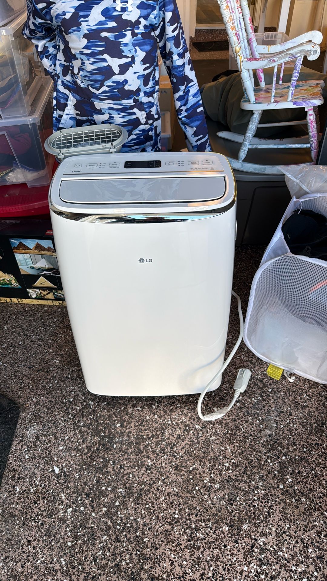 LG 14,000 BTU Dual Inverter Wi-Fi Enabled Portable Air Conditioner