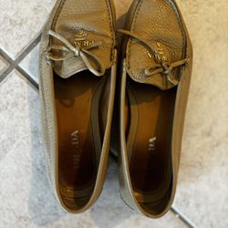 Prada Driving Loafers big logo flats classic dress shoes y2k fashion slip on 