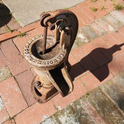 Vintage Hand Pump Duplex MFG CO